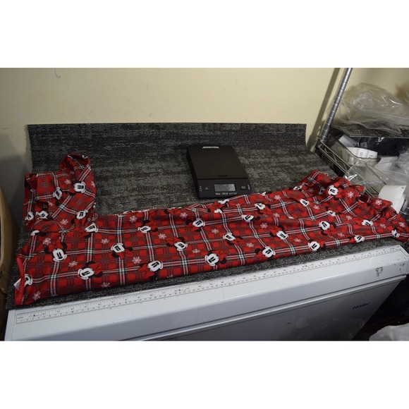 DISNEY Minnie Mouse Red Plaid Soft Flannel Nightgown GIRLS 10 Christmas - Picture 9 of 11